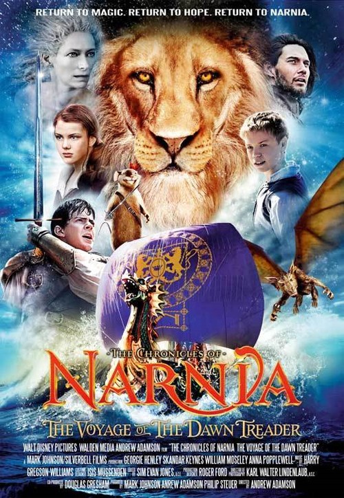 Narnia Krónikái: A hajnalvándor útja - színes, szinkronizált amerikai kalandfilm  - Art Mozi - januári moziműsor