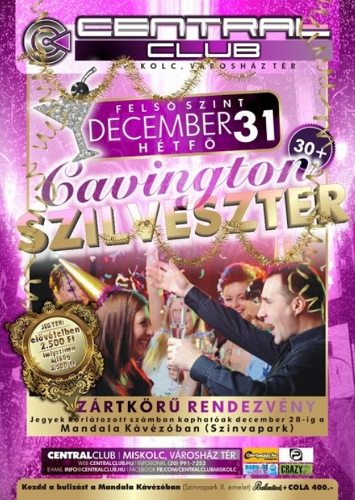   - Central Club szilveszter